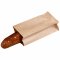Крафт пакет с прямоугольным дном 12×8×25см, 70 г/м2 (бурый)
