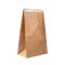 Крафт пакет с прямоугольным дном 24×14×40см, 50 г/м2 (бурый), с клеевым клапаном