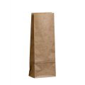 Крафт пакет с прямоугольным дном 12*8*33см, 50 г/м2 (бурый)