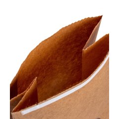 Крафт пакет с круглым окном 100*60*200 мм, 70 г/м2 (крафт), с клеевым клапаном (1 слой) - фото 4