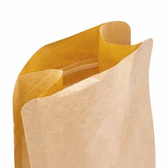 Пакет восьмишовный, 8(+6,5)*19см, (светлая бумага), 3 слоя, с отрывным замком, с окном 4см - фото 5