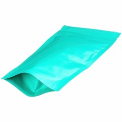 Пакет Дой-Пак 12*23,5(+3,5)см, Металл/PET/БОПП (светло-бирюзовый, матовый) - фото 2