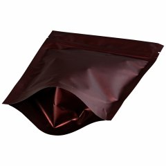 Пакет Дой-Пак 13,5*20(+4)см, Металл/PET/БОПП (коричневый матовый) - фото 2