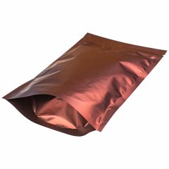 Пакет Дой-Пак 16*25(+4,5)мм, Металл/PET/БОПП (коричневый матовый) - фото 3