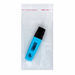Полипропиленовые пакеты 10*15см(+5см), с клапаном и скотчем, 100 шт./уп. - фото 2