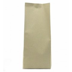 Пакет с центральным швом 12(+7)*30см, (бурый), Крафт/Метал/БОПП/ПЭ