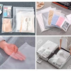 Пакет слайдер 25*30см, 70 мкм, EVA, матовый, с бегунком - фото 9