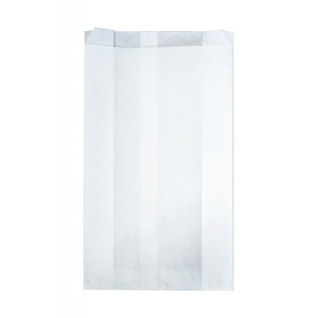 Крафт пакет с V-образным дном, жиростойкий 17×7×30см, 40 г/м2 (белый)