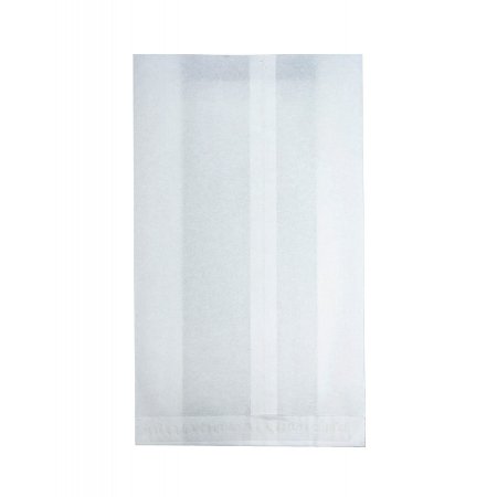 Крафт пакет с V-образным дном, жиростойкий 17×7×30см, 40 г/м2 (белый)