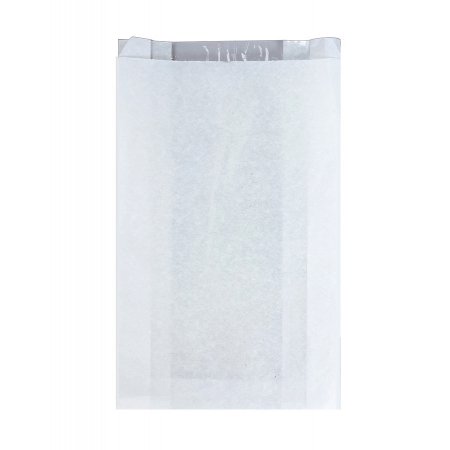 Крафт пакет с V-образным дном с окном 20(10)×6×34см, 40 г/м2 (белый)