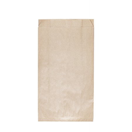Крафт пакет с V-образным дном со складкой 14×6×25см, 40 г/м2 (бежевый)