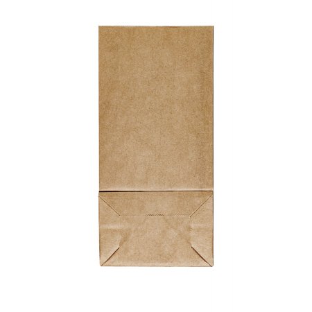 Крафт пакет с круглым окном 12×8×25см (1 слой) (бурый)