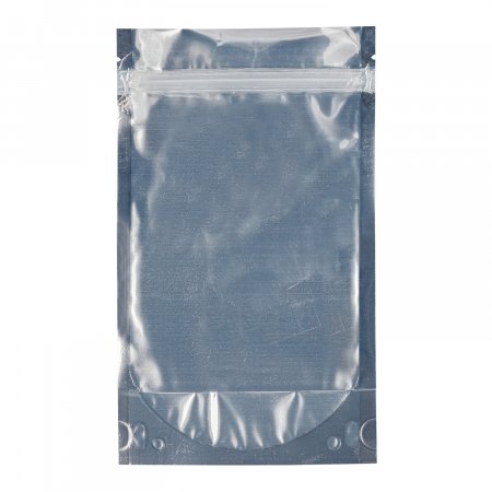 Пакет Дой-Пак 135×225(+40)мм, Металл/PET/БОПП (белый), с прозр. стенкой