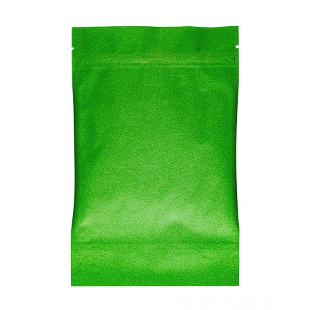 Пакет Дой-Пак 120×185(+30)мм, Крафт (зеленый), с окном