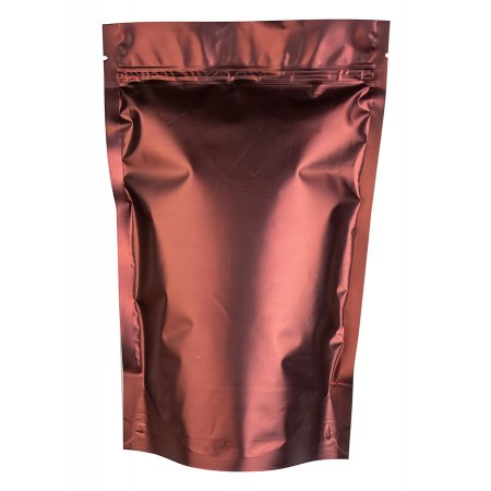 Пакет Дой-Пак 16×25(+4,5)мм, Металл/PET/БОПП (коричневый матовый)