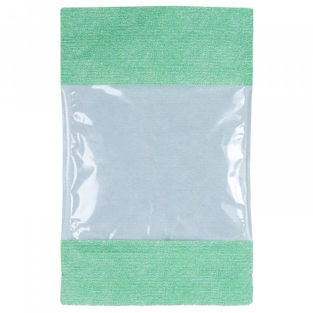 Пакет Дой-Пак 12×18,5(+3)см, Крафт (морская волна), с окном 10см
