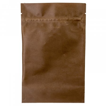 Пакет Дой-Пак 12×18,5(+3,5)см, Крафт (светло-коричневый), с окном 10см