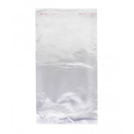 Полипропиленовые пакеты 20×35см(+5см), с клапаном и скотчем, 100 шт./уп.