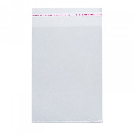 Полипропиленовые пакеты 35×45см(+5см), с клапаном и скотчем, 100 шт./уп.