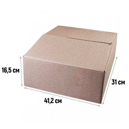 Гофрокороб 412×310×165мм, Т-23, бурый