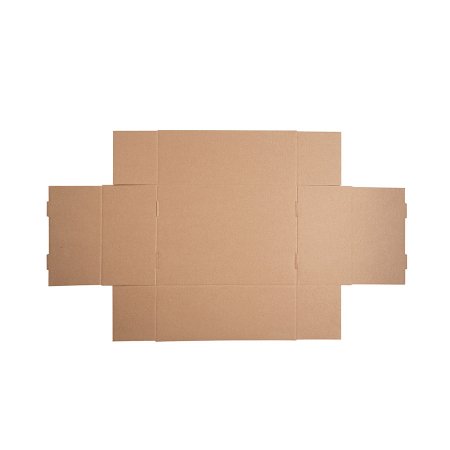 Коробка с крышкой и окном 300×220×120мм, бурый