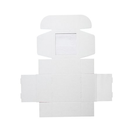 Коробка с окошком 150×150×80мм, белый