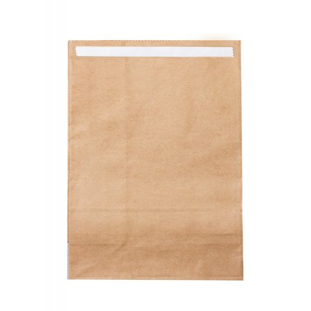 Крафт пакет с прямоугольным дном 24×14×40см, 50 г/м2 (бурый), с клеевым клапаном
