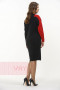 Платье женское 2261 Фемина (Черный/красный)