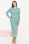 Платье женское 2247 Фемина (Голубой турмалин)