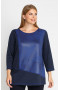 Блуза "Лина" 4157 (Синий темный)