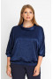 Блуза "Лина" 4160 (Синий темный)