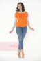 Блузка "Фемина" 181-3427 (Ярко-оранжевый)