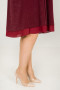 Платье 829 Luxury Plus (Бордовый)