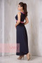 Платье женское 3305 Фемина (Темно-синий/клевер)