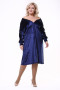 Платье "Парижанка" 3004-157 Грация Стиля (Синий)