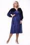Платье "Парижанка" 3004-157 Грация Стиля (Синий)