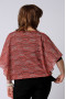 Блуза "СКС" 2518 (Черный-красные волны)