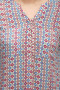 Блуза "Олси" 1610020/3 ОЛСИ (Красный/голубой)