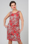 Платье "СКС" 3005/4 (Красный/серый)