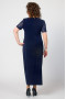 Платье "СКС" 2810 (Темно-синий/цветной)