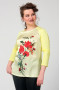 Блуза "СКС" 1831 (Желтый/цветной)