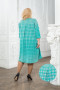 Платье "Цветана" Zar Style (Зеленый/серый)