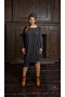 Платье "Кайли" Zar Style (Черный меланж)