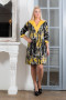 Платье "Милда" Zar Style (Черный/желтый)