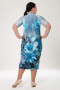 Платье "Безе" 1534-090 Грация Стиля (Голубой)