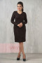 Платье женское 2183 Фемина (Темно-коричневый)