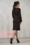 Платье женское 2183 Фемина (Темно-коричневый)