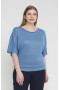 Блуза "Лина" 3516 (Голубой)