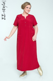 Платье "Её-стиль" 2031 ЕЁ-стиль (Бордо)
