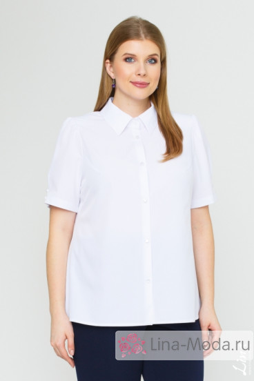 Блуза "Лина" 4142 (Белый)